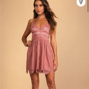 Lulu’s Lace Up Dress